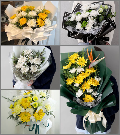 广东广州市番禺区新造镇东西庄村白事花束代送